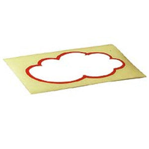 Cloud Stickers, 10 x 6 cm, 50 pcs.